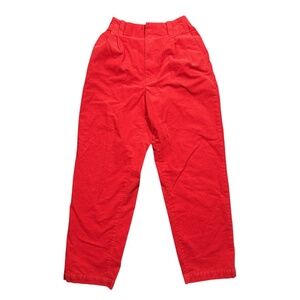 Uniqlo x Marni Orange Corduroy Wide Leg Pleated Pants Womens Medium